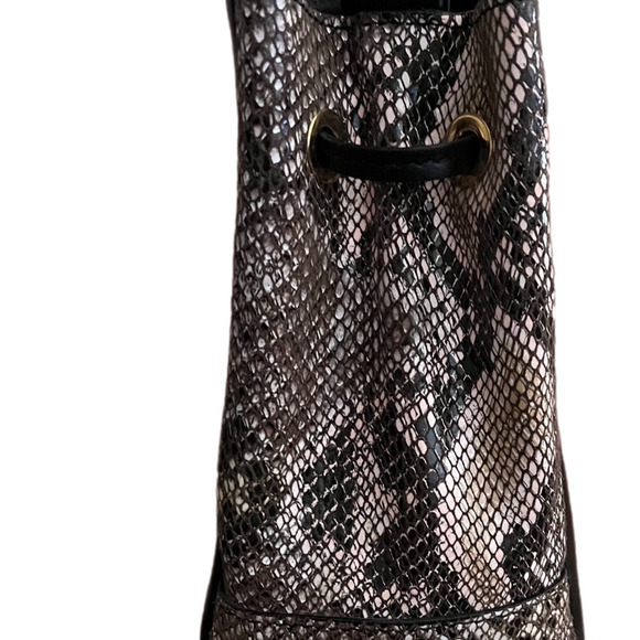 SARA BURGLAR Ariel Snake Italian Leather Bag - Picture 2 of 2